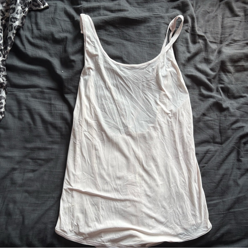 Lululemon Athletica White Tank Top